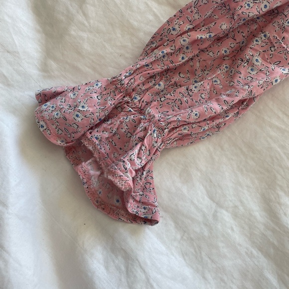 Princess Polly | Susanna Pink Floral Crop Top - Picture 5 of 10